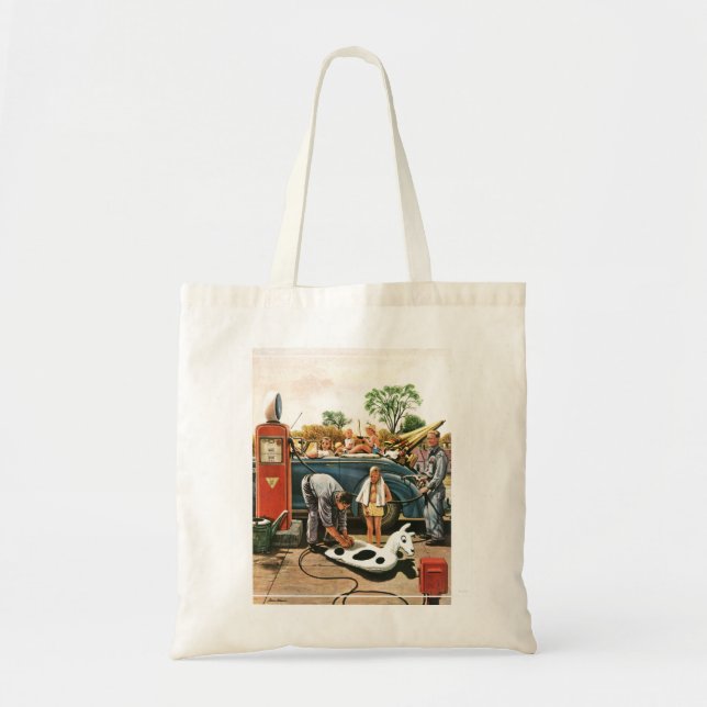 Bolsa Tote Inflando o brinquedo da praia (Frente)