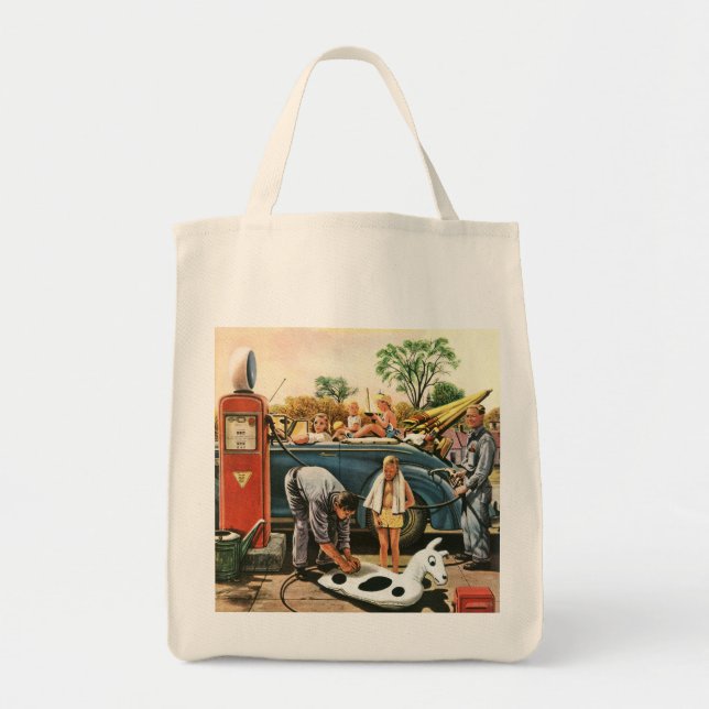 Bolsa Tote Inflando o brinquedo da praia (Frente)
