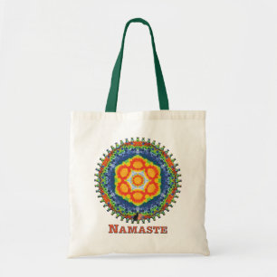 Bolsa Tote Influir Namaste Caleidoscópio