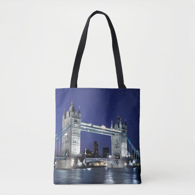 Bolsa Tote Inglaterra, Londres, Tower Bridge 3 (Frente)