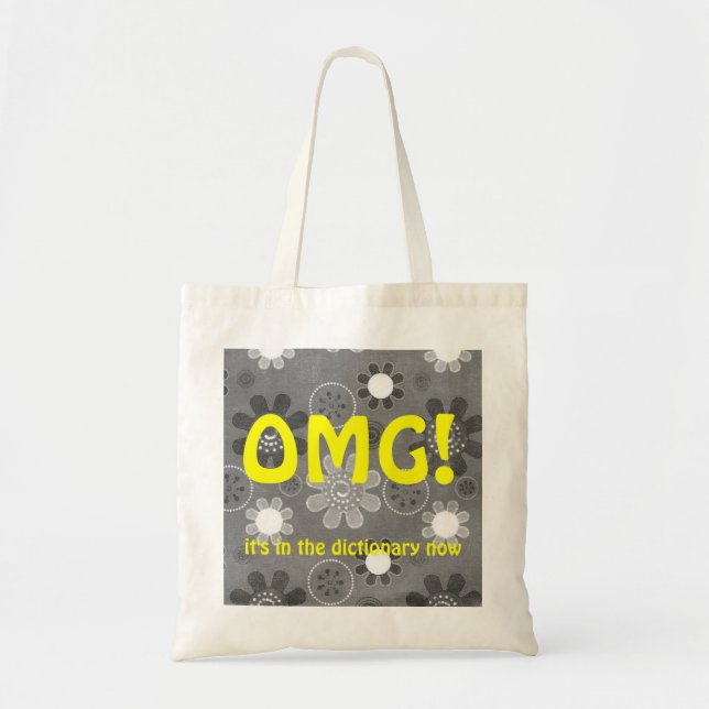 Bolsa Tote Inglês Texting de OMG (Frente)