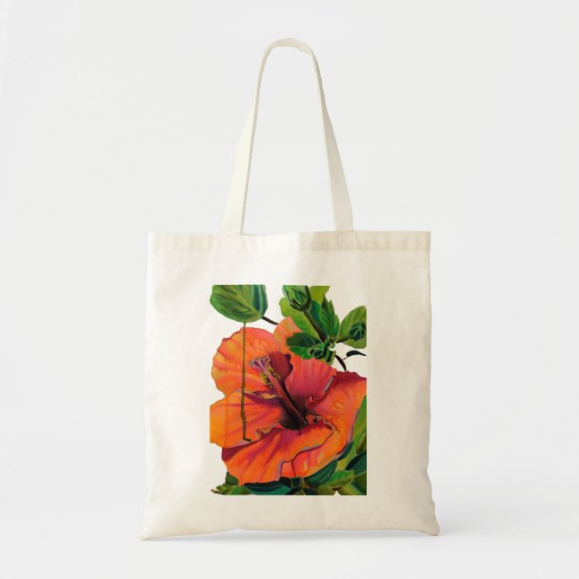 Bolsa Tote Inibidor de laranja tropical de verão (Frente)