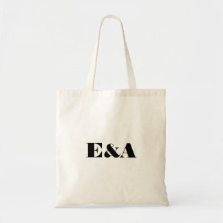 Bolsa Tote Iniciais de Casal Modernas e Elegantes
