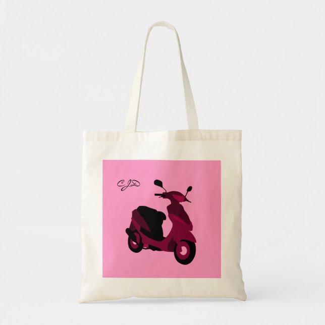 Bolsa Tote Iniciais Monogrammed feitas sob encomenda da (Frente)