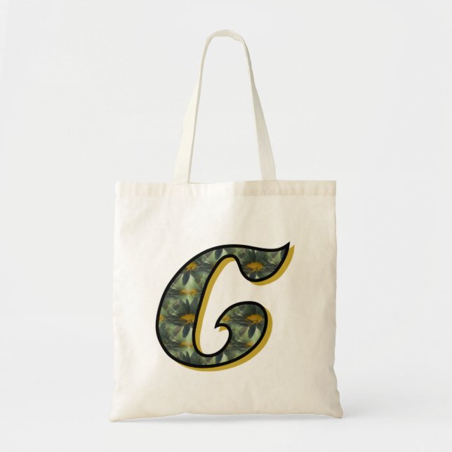 Bolsa Tote Inicial C Monograma Margarida (Frente)