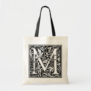Bolsa Tote Inicial decorativa "M" da letra