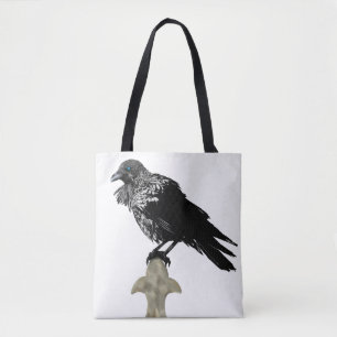 Bolsa Tote Inked Raven