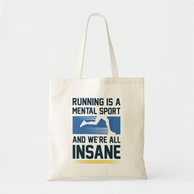 Bolsa Tote Insano em Execução (Frente)