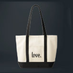 Bolsa Tote Inscrição bonito e simples de AMOR<br><div class="desc">AMOR | AFETAÇÃO | SERENE | FELIZ | DESIGN DE TIPOGRAFIA CURSIVA DE SCRIPT CHIC CUTE | O AMOR NUNCA TERMINA | Então agora a fé, a esperança e o amor obedecem a estes três; mas o maior deles é o amor. 1 Corintianos 13:8-13 | esperança | fé | crê...</div>
