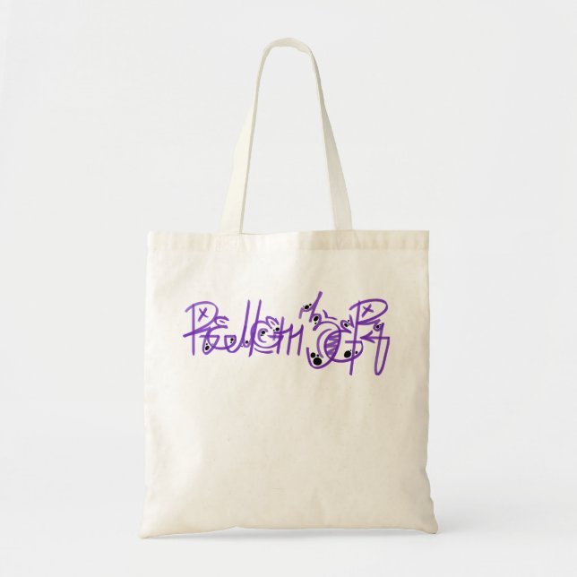 Bolsa Tote Inscription “remember” collection Cute Bones (Frente)