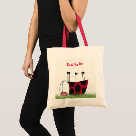 Bolsa Tote Inseto de Ladybug engraçado Yoga Pose