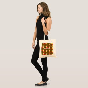 Bolsa Tote Inseto, Sapo E Cogumelos