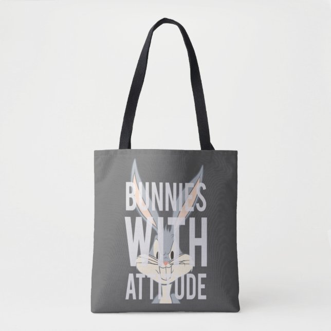 Bolsa Tote INSETOS BUNNY™ Bunnies com atitude (Frente)