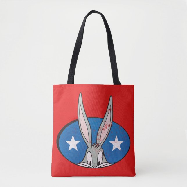 Bolsa Tote INSETOS BUNNY™ Stars Crachá (Frente)