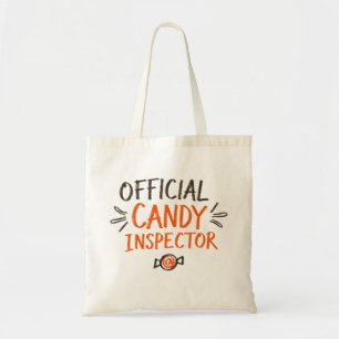 Bolsa Tote Inspetor oficial de doces Halloween
