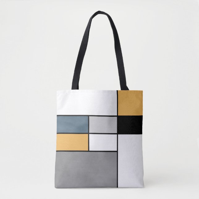 Bolsa Tote inspiração mondriana (Frente)
