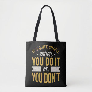 Bolsa Tote Inspiração Motivacional Empreendedor