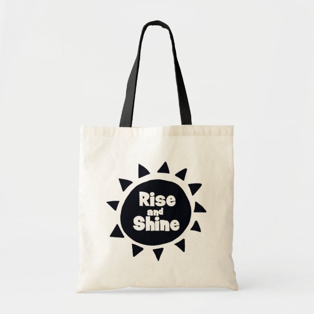 Bolsa Tote inspiração Rise and Shine (Frente)