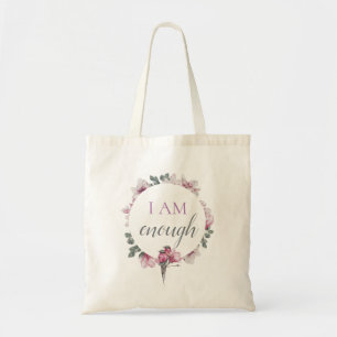 Bolsa Tote Inspiração Simples Eu Sou Suficiente Afirmação
