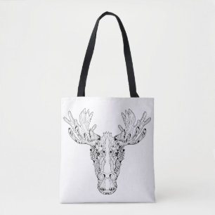 Bolsa Tote Inspirado de um alce 2