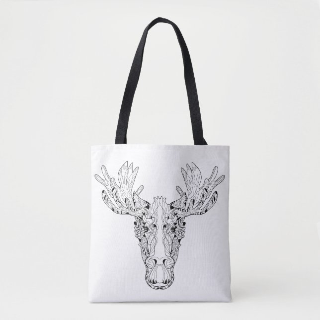 Bolsa Tote Inspirado de um alce 2 (Frente)