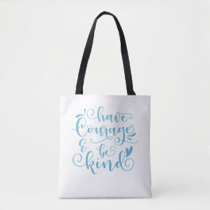 Bolsa Tote Inspirar tem a coragem e seja sacola amável de