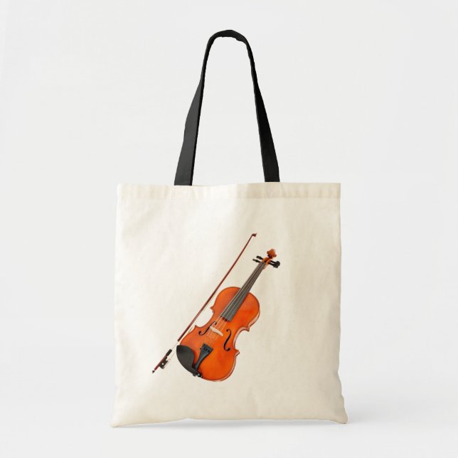 Bolsa Tote Instrumento musical da viola bonita (Frente)