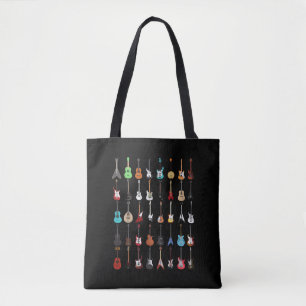 Bolsa Tote Instrumento Musical de Violão Rock and Roll