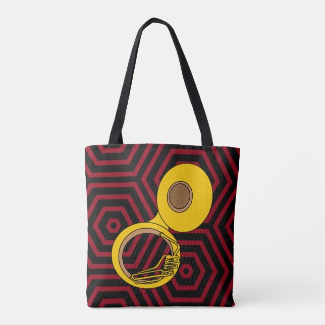 Bolsa Tote Instrumento Musical Tuba (Verso)