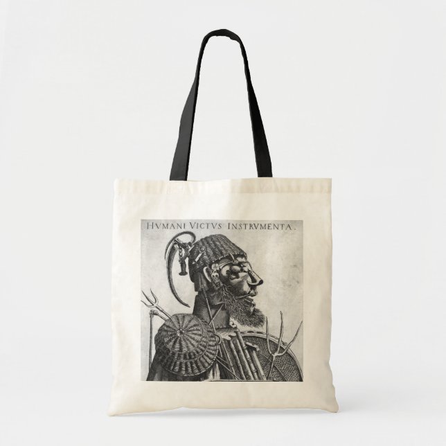 Bolsa Tote Instrumentos de Sustentação Humana, Arcimboldo (Frente)
