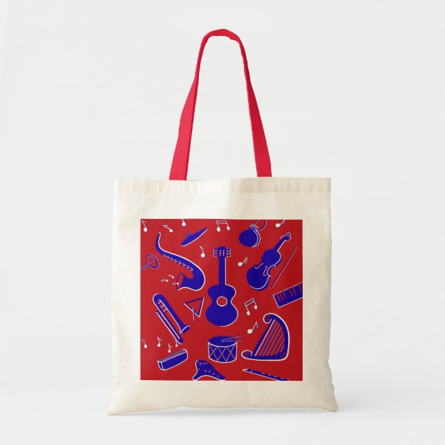 Bolsa Tote Instrumentos Musicais (Frente)