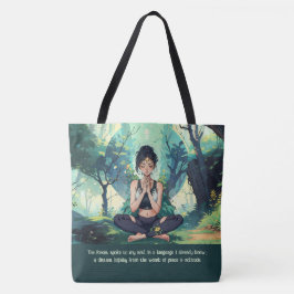 Bolsa Tote Instrutor de Meditação de Malhações de Yoga da Flo