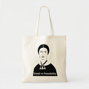 Bolsa Tote Interrupção de Emily Dickinson na sacola da