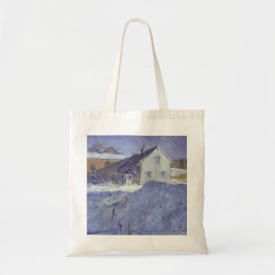 Bolsa Tote Inverno no alojamento de prata