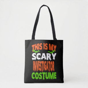Bolsa Tote Investigador - COSTUME SCARY COSTUME HALLOWEEN SHI