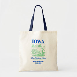 Bolsa Tote Iowa Wedding Welcome Bag, Destination Wedding