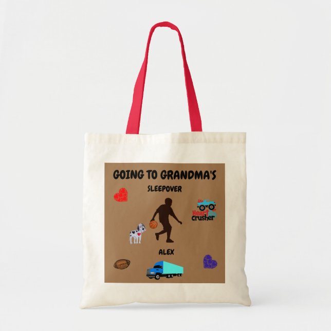 Bolsa Tote Ir aos garotos da vovó divertir Tote Bag (Frente)
