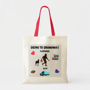 Bolsa Tote Ir aos garotos da vovó divertir Tote Bag