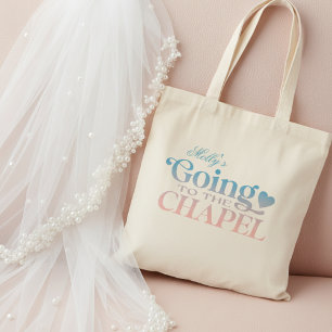 Bolsa Tote Ir para a Capela - Partido Personalizado Bridal