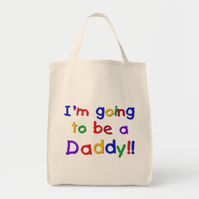 Bolsa Tote Ir ser uma Cores Pai-Primária (Frente)