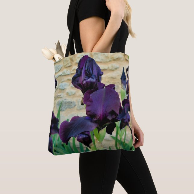 Bolsa Tote Íris com borda por toda a Impressão (Close Up)