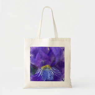 Bolsa Tote Iris Flor Puro Watercolor