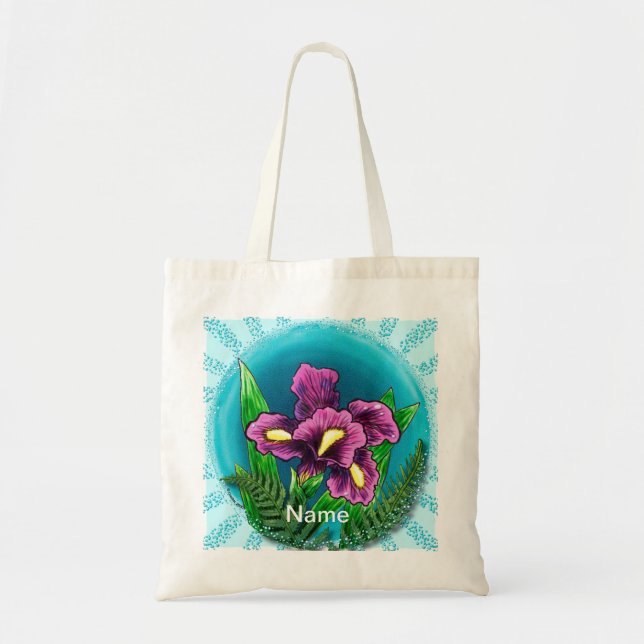 Bolsa Tote íris lágrima de orvalho (Frente)