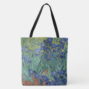 Bolsa Tote Íris, Pintura a Óleo Floral, Vincent Van Gogh