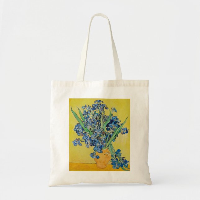 Bolsa Tote Irises Vincent van Gogh (Frente)