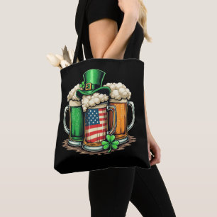 Bolsa Tote Irish Beer Ireland - Partido do Bebendo Dia de São