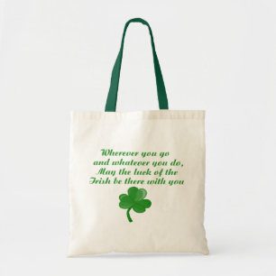 Bolsa Tote Irish Poem Tote Bag