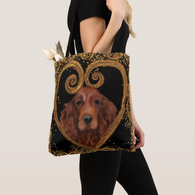BOLSA TOTE IRISH SETTER (Close Up)