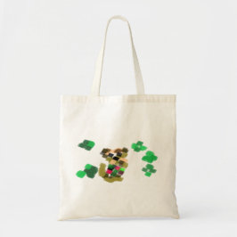 Bolsa Tote  Irish terrier St Patrick's day fun