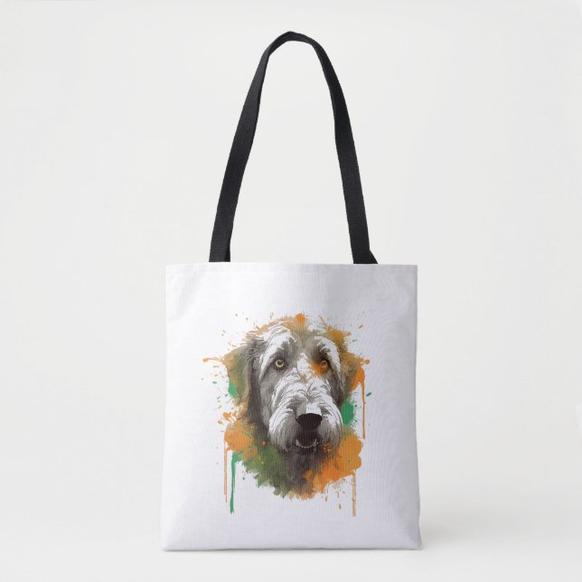 Bolsa Tote Irish Wolfhound (Frente)